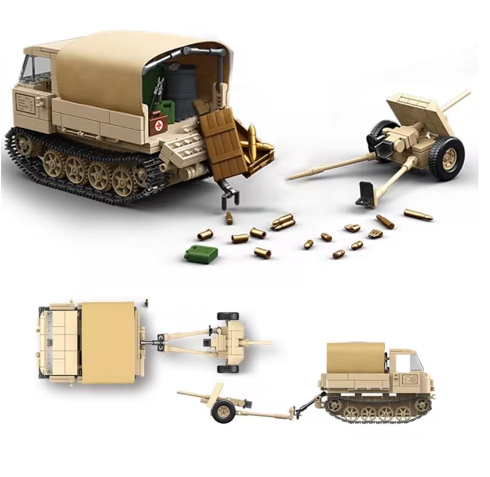 Amazon.com: General Jim's WW2 Armored Vehicle Building Block Set